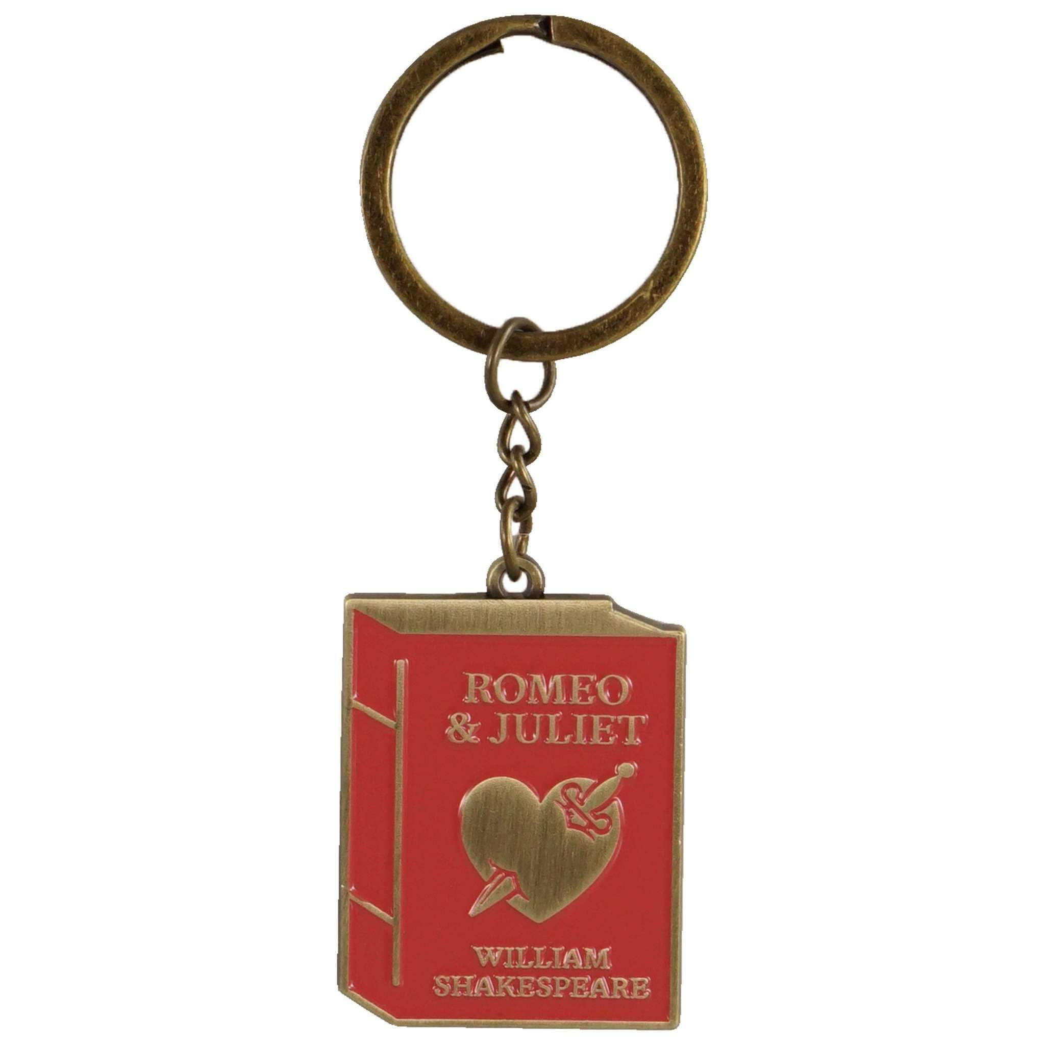 NEW Shakespeare Romeo and Juliet Metal Keyring