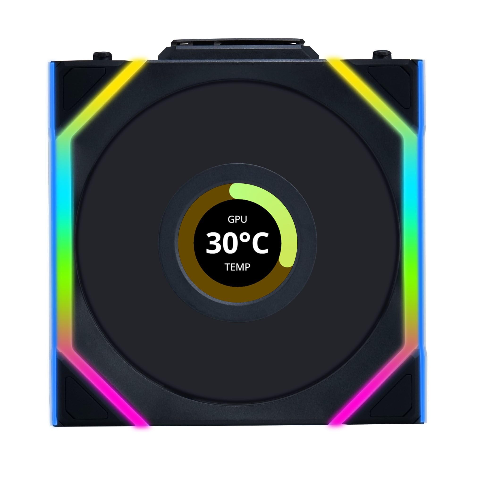 Amazon | LIANLI 120mm ARGBファン リバースモデル UNI FAN RS SL LCD