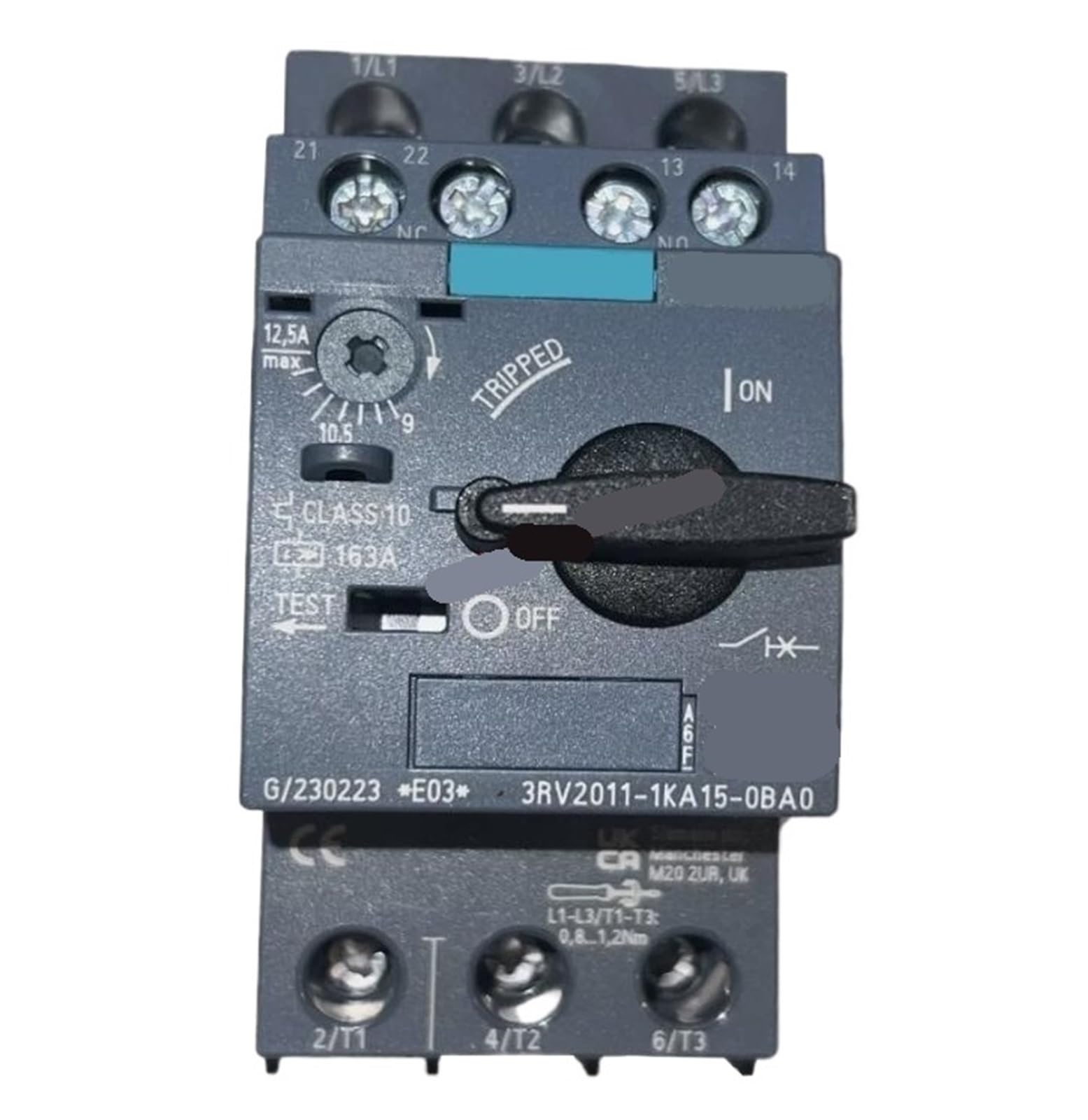 Disjoncteur 3RV2011-1KA15 pour éviter la surchauffe des moteurs
