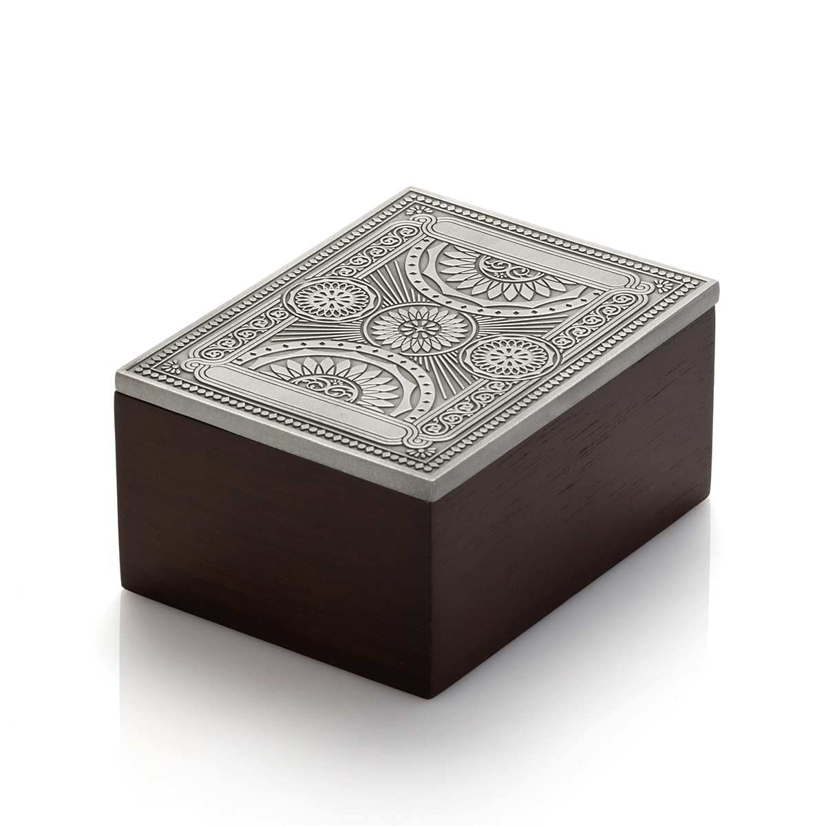 Royal Selangor Pewter Ace Playing Cards Caddy - Premium Cards Holder/Tray