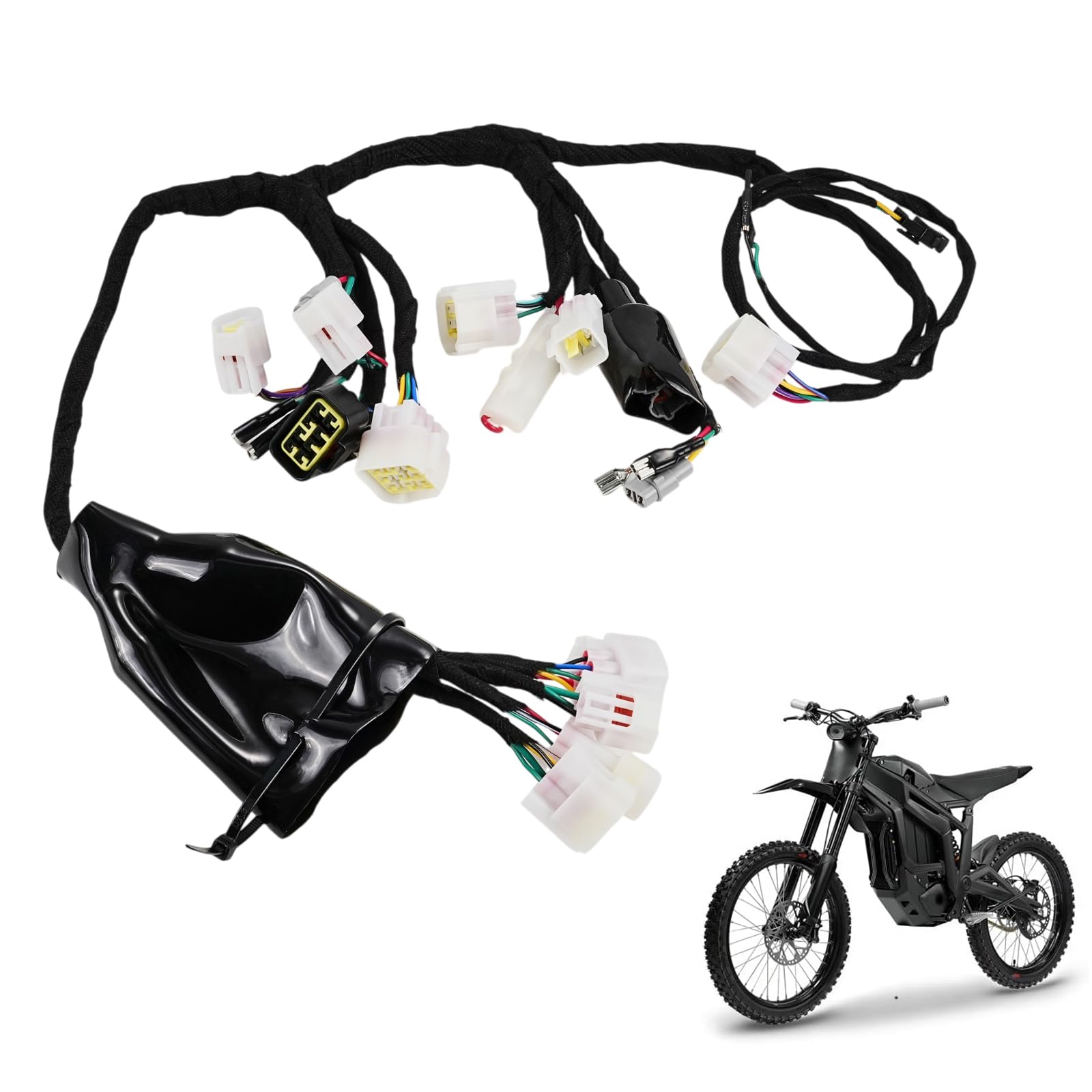 Faisceau de Câbles Complet Vélo Électrique pour Surron Light Bee X/S | Connexion Électrique Complète, Faisceau de Câbles Complet, pour Surron Light Bee X/S