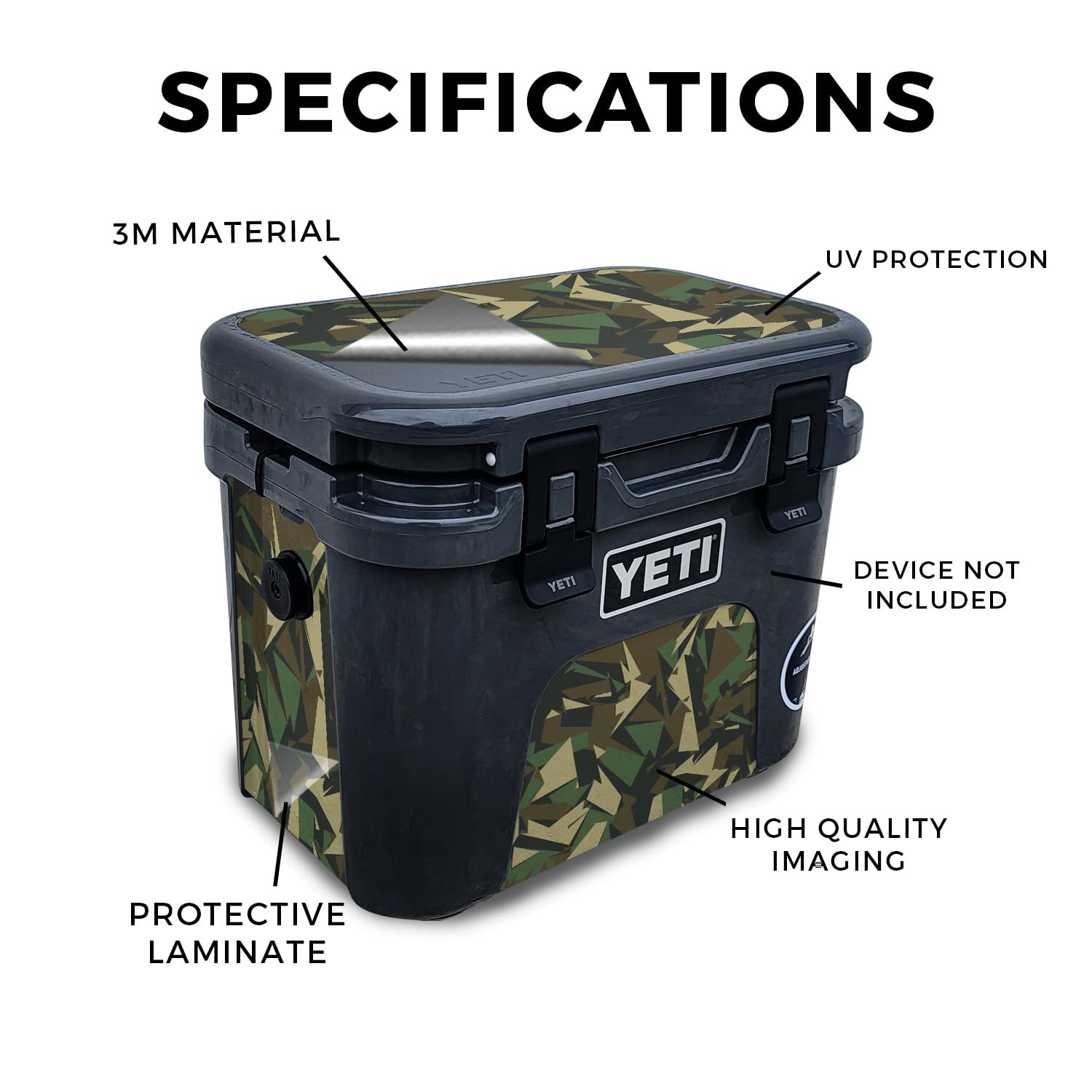 Amazon.com: Skin Compatible with Yeti Roadie 15 Hard Cooler