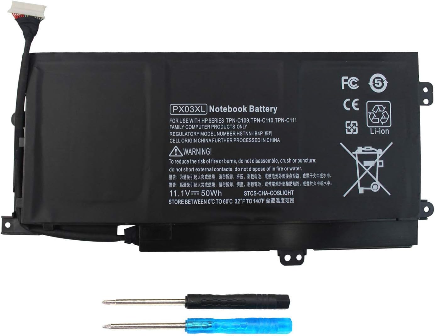 PX03XL 715050-001 K002TX K022DX Battery for HP Envy 14 Touchsmart M6 M6-K M6-k022dx M6-K125DX M6-K015DX M6-K025DX M6-K010DX M6-K022DX 14-K112NR 14-K002TX 714762-1C1 TPN-C109 TPN-C110 TPN-C111 Laptop