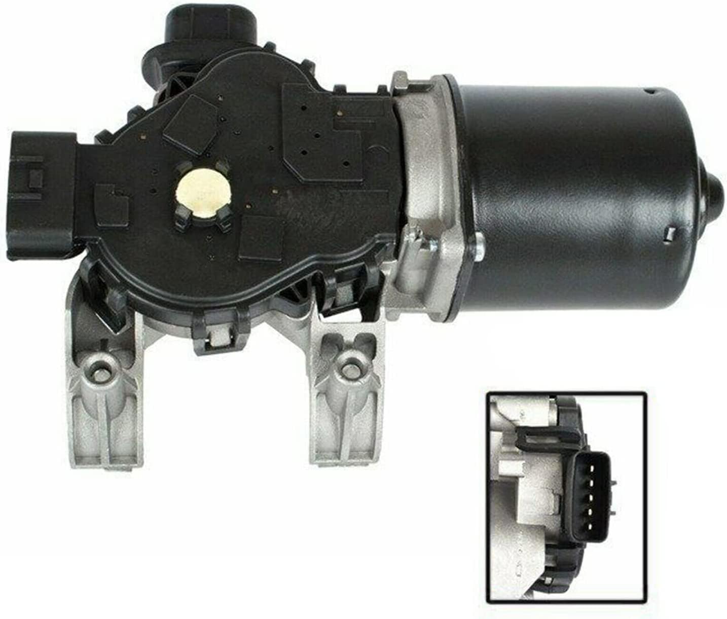 Moteur de Tringlerie d’Essuie Glace Avant avec Vis de Fixation compatible pour Renault Clio 4 Tous Modèles de 2012 à 2019 OEM : 28 8A 532 68R 288A53268R