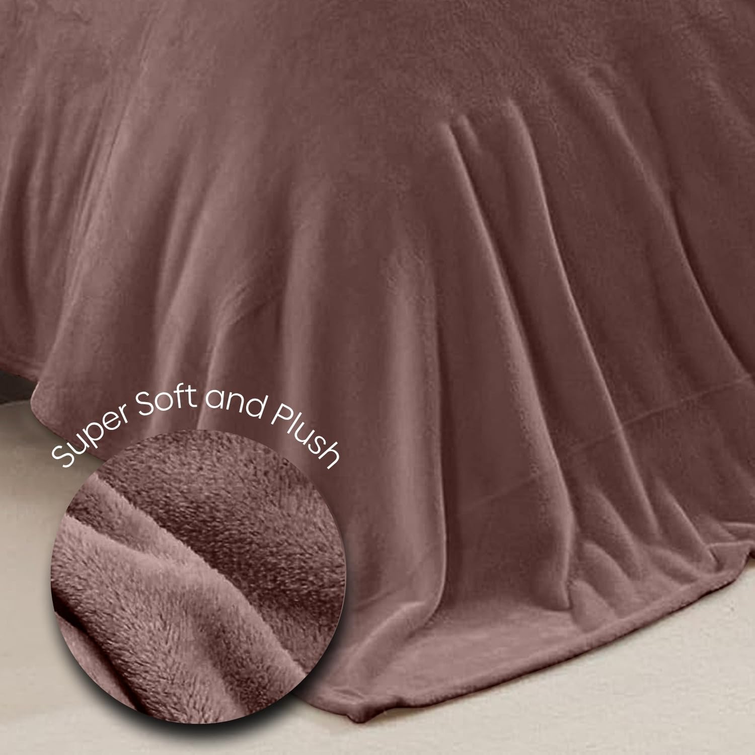 haus & kinder Soft Embrace Flannel Blanket - Ultra Soft -4