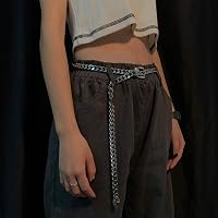 AABDTYYD Női Fém Deréklánc - Arany Vintage Övlánc Állítható Csattal, Elegáns Ruha Öv és Testlánc Divatos Kiegészítő 7