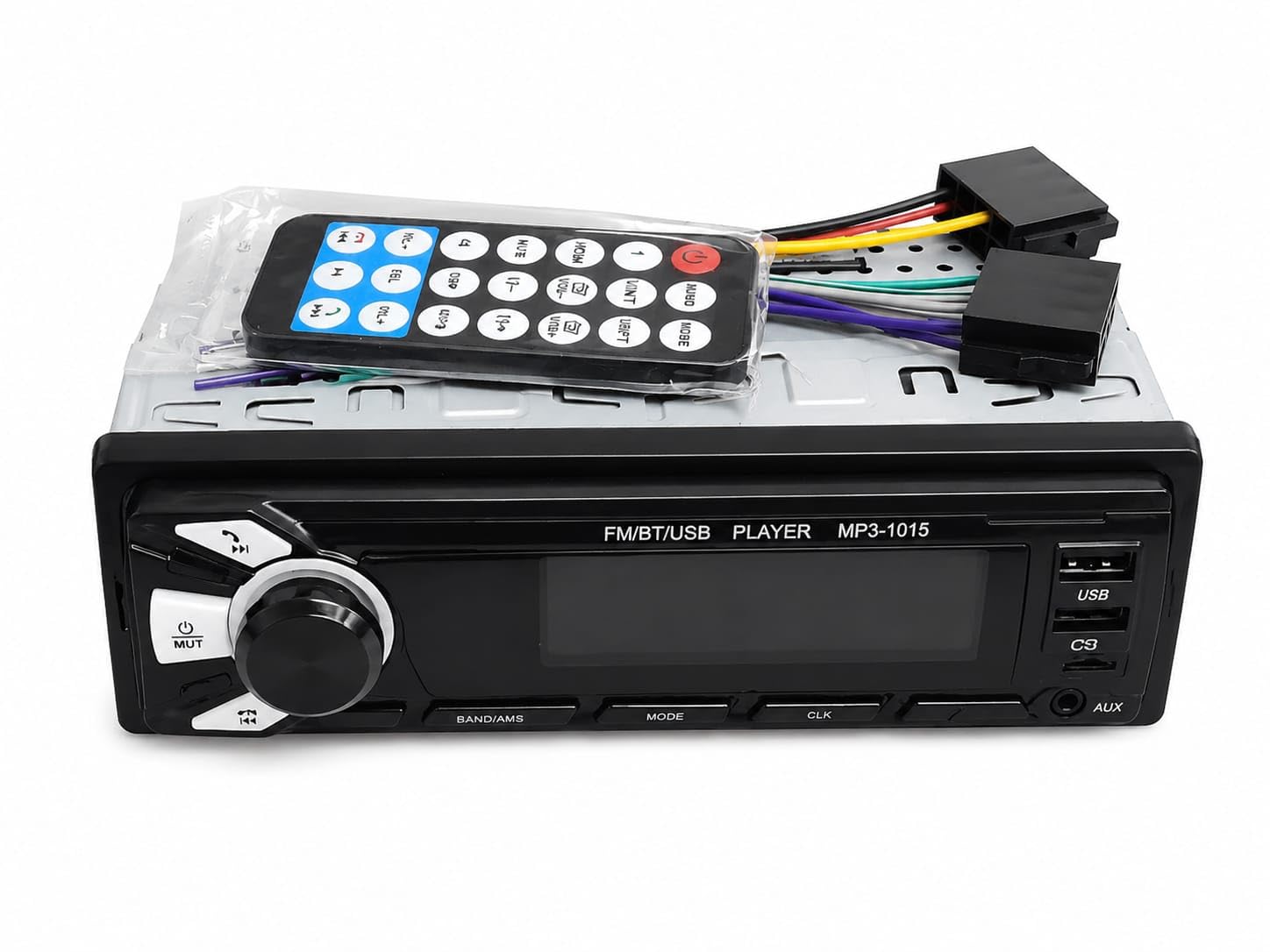 Premium Car Stereo Mp3 Player | 4X50W High Bass Audio Output | in Dash Bluetooth Music System | USB Tf Card Support | Fm Radio Tuner | Vibrant Multi Color Led Display-image-44