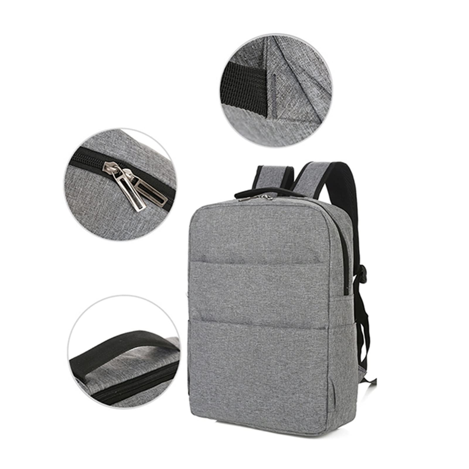 Bolso de la cámara de la Foto 15 "Multifuncional Anti-ROFT Business Travel Laptop Backpack Escuela Deporte Daypack Ligero Peso Agua Resistente Protección de cámara(B)