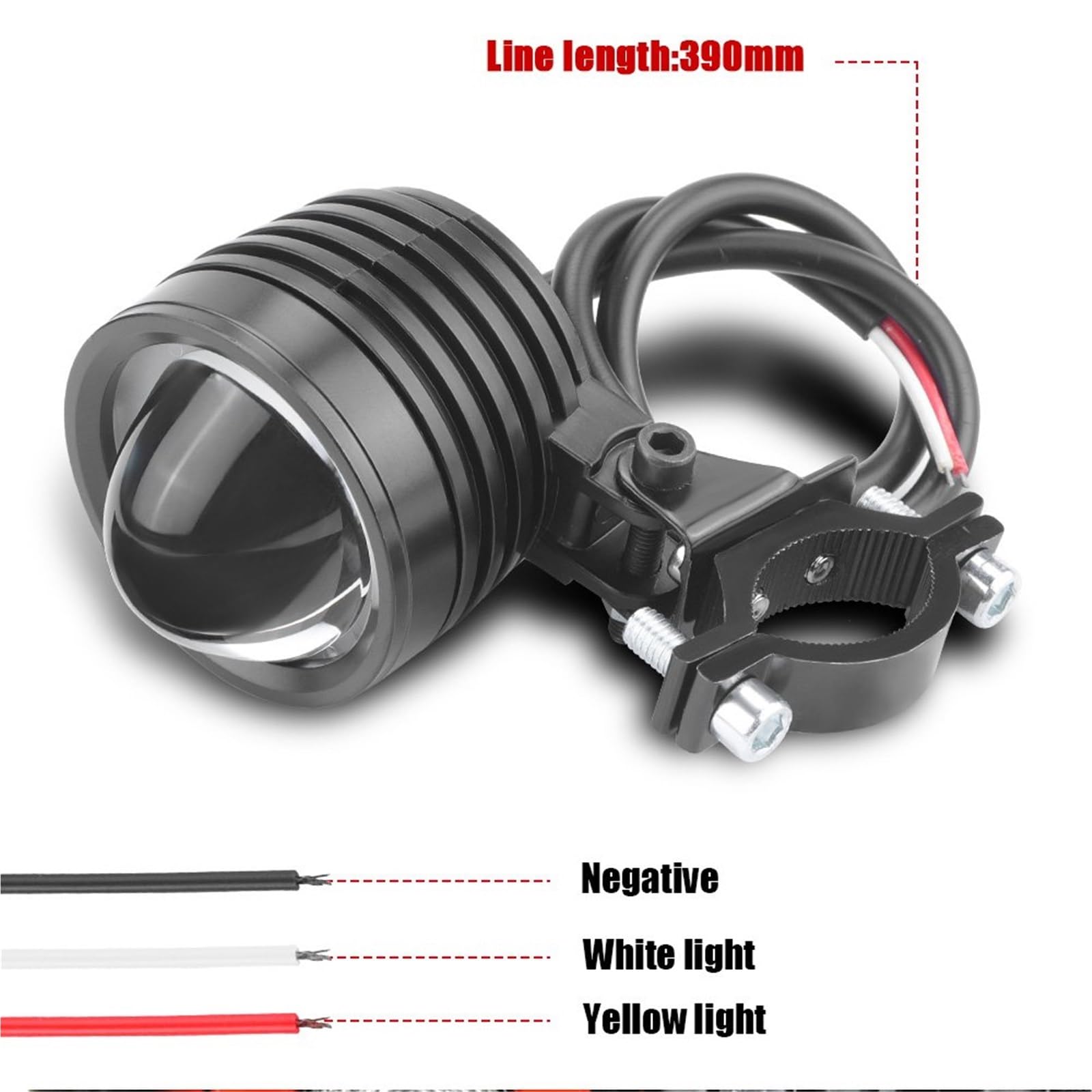 Foco LED Para Motocicleta, Luz Antiniebla Conducción Haz Alto Y Bajo, Lámparas Auxiliares Para Camiones, SUV Moto Coche, UTV Faros De Motocicleta