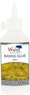 War World Scenics Static Grass Basing Glue 250ml for Model Railway Dioramas & Wargaming Terrain