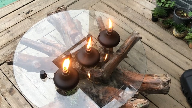 Amazon.com : FAN-Torches 4 Pack Table Top Torches, 24.5oz