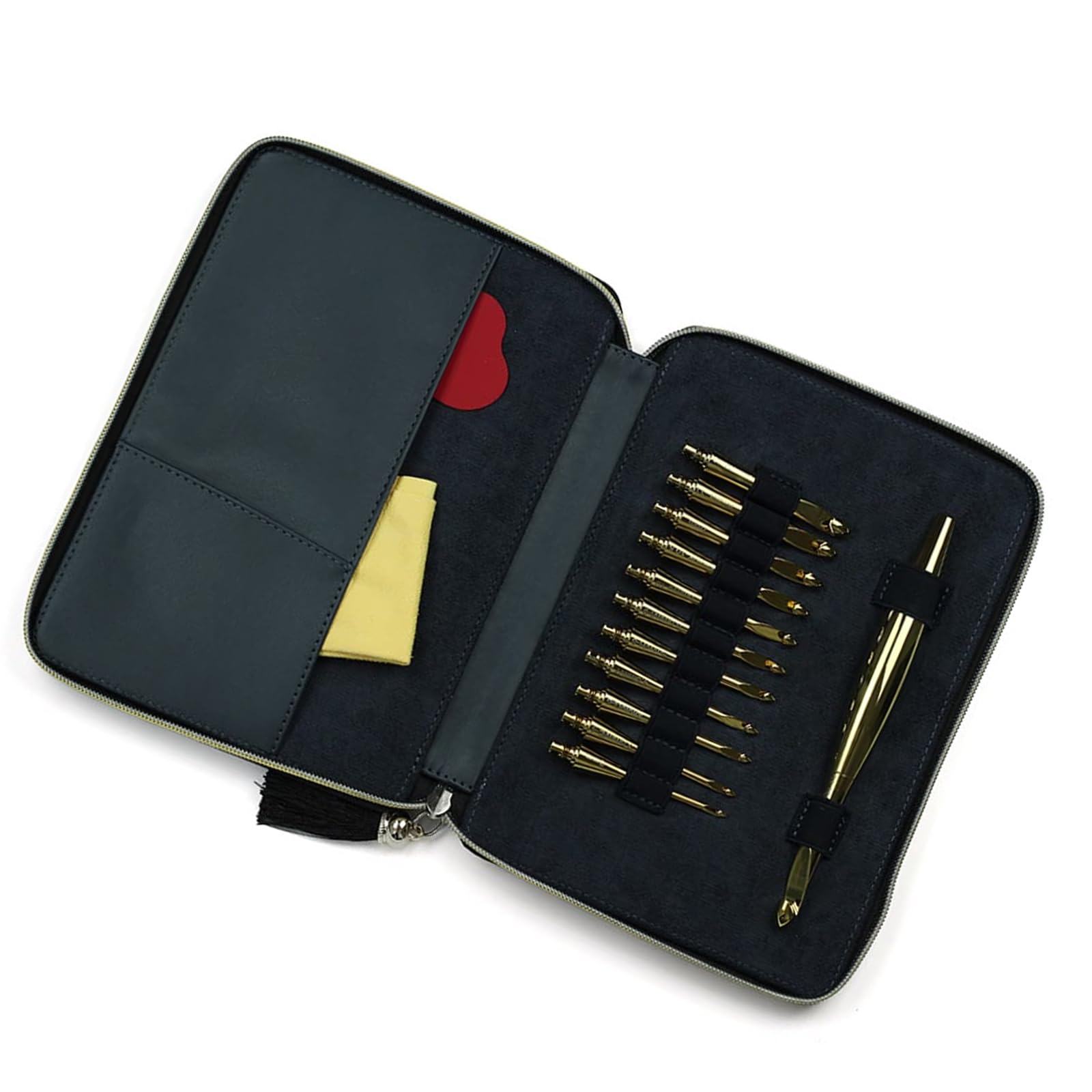 HZBB Premium Multi-Size Knitting Tools with Removable Hooks and Compact Crafting Case Head Crochet Hook