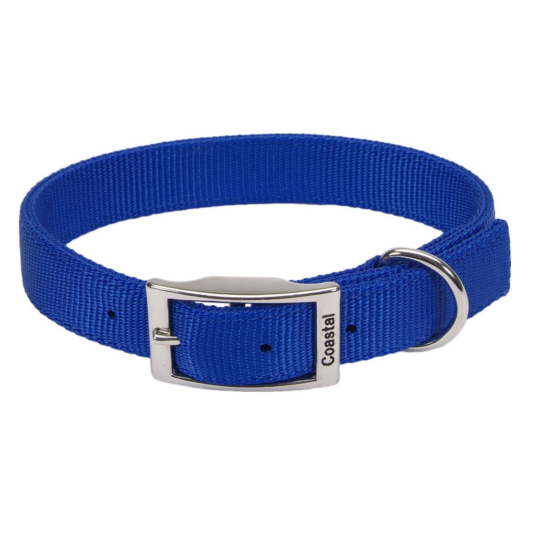 CoastalPet Double-Ply Nylon Dog Collar (Blue, 22 Inch L x 1 Inch W)