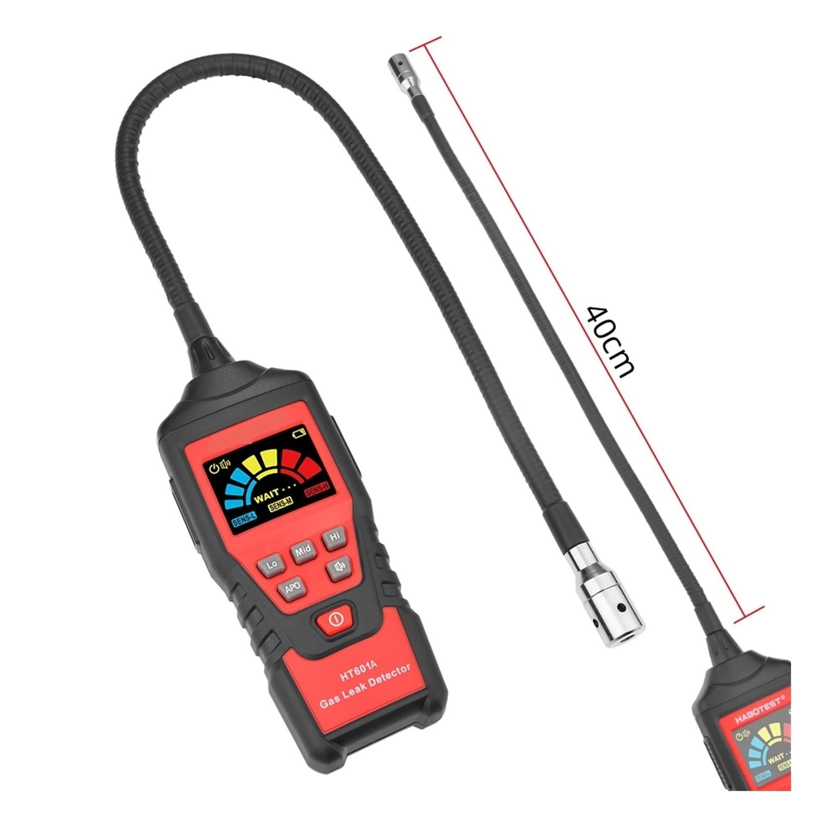Gas-Leck-Detektor, Brennbares, Erdgas, Leckageort, Bestimmen Des Messgeräts, Analysator, Akustischer Alarm, HT601A Schnell Genau Einfach Abzulesen