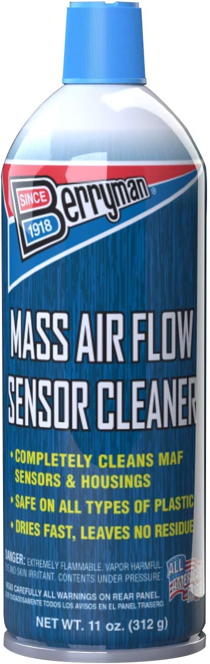 Berryman Products 2211-12 Mass Air Flow Sensor Cleaner with Extension Tube, 11-Ounce, 12 Pack