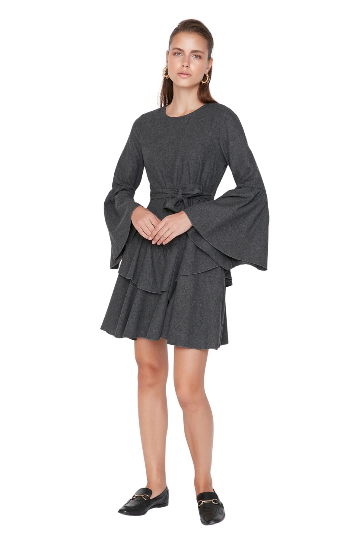 Trendyol Women Mini Skater Regular Woven Dress