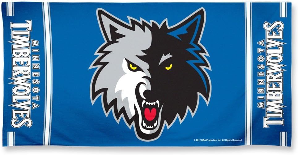 WinCraft NBA Minnesota Timberwolves Beach Towel 150x75cm