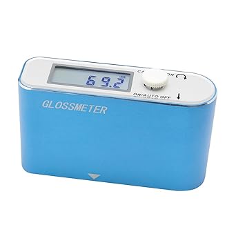 AMTAST Single 60 Degree Gloss Meter Precise Glossmeter Digital LCD Prints Paint Plastic Metal Surface Glarimeter Gloss Tester AMN55