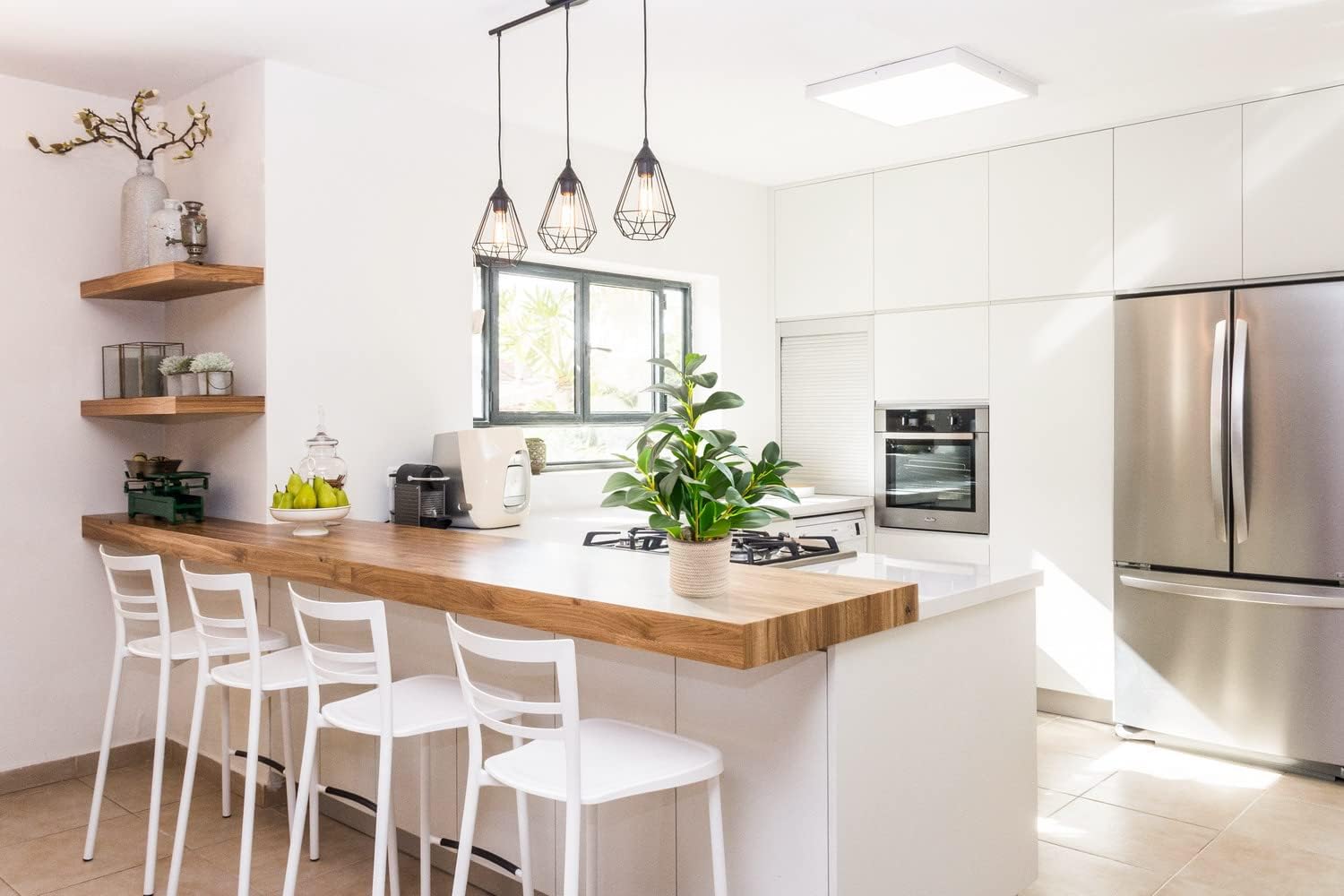 AlphaAcc 16 inch Artificial Indoor Plants Office Desk Faux Plant Peperomia Leaf Ficus Plant Realistic Small Fake Farmhouse Plants for Home Kitchen Bathroom Bedroom Evergreen Decor - Image 6