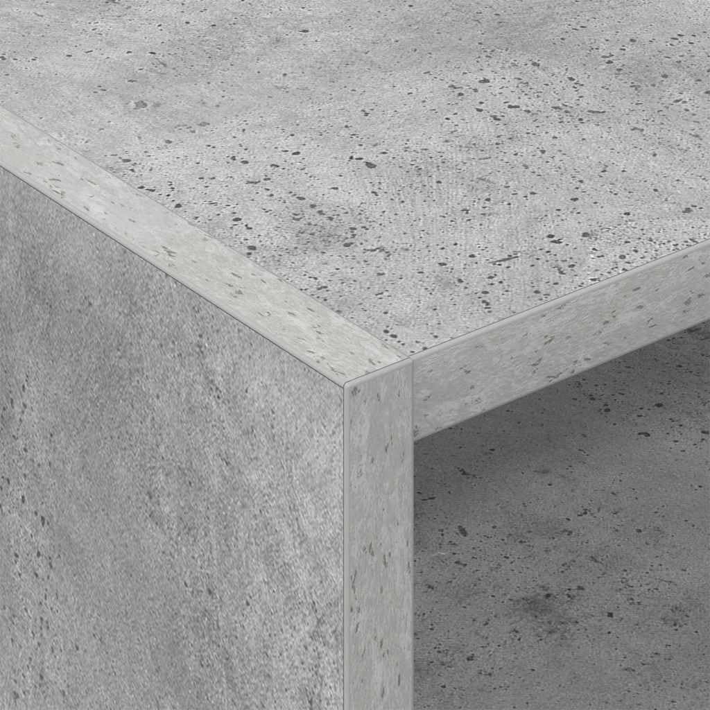 Armadio per dischi in vinile, grigio cemento, 78,5 x 35 x 45 cm, moderno scaffale per LP in legno con 6 scomparti, elegante portariviste e porta dischi per il soggiorno