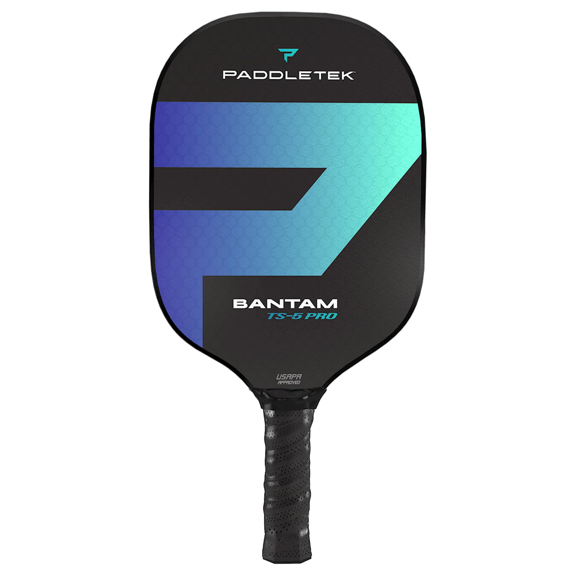 Paddletek Bantam TS-5 Pro Pickleball Paddle | Professional Pickleball Paddles with Honeycomb Core, Textured Fiberglass Epoxy Hybrid Surface, Bantam SRT Core & High Tack Performance Grip