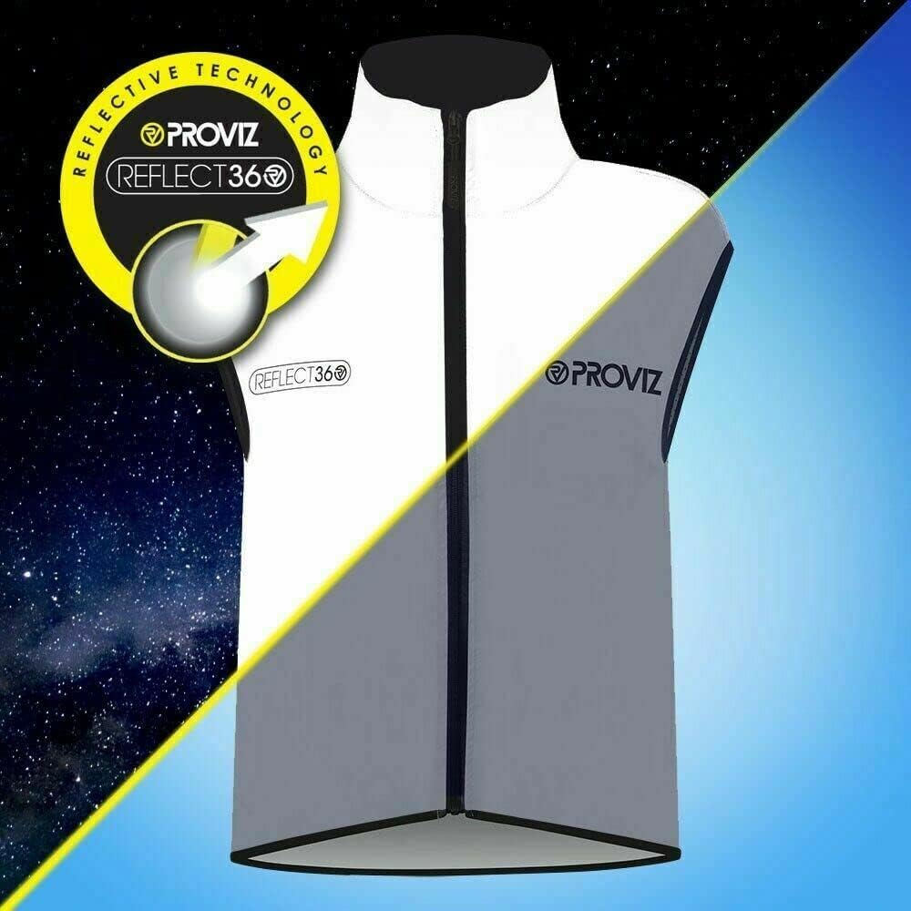 Proviz Women's REFLECT360 Waterproof Cycling Gilet Hi Visibility Reflective Bike Vest - Image 7