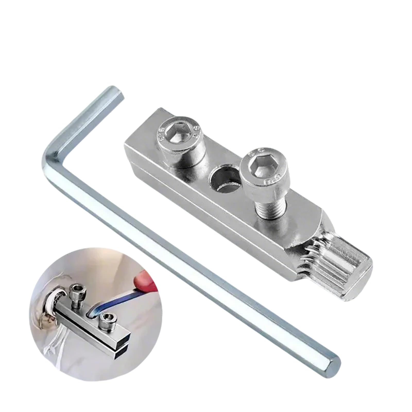 RGYBAO General Faucet Valves Screw Extractor Set Adjustable Damage Screw Remover Tool for Pipe Repair In Kitchens & Bathroom
