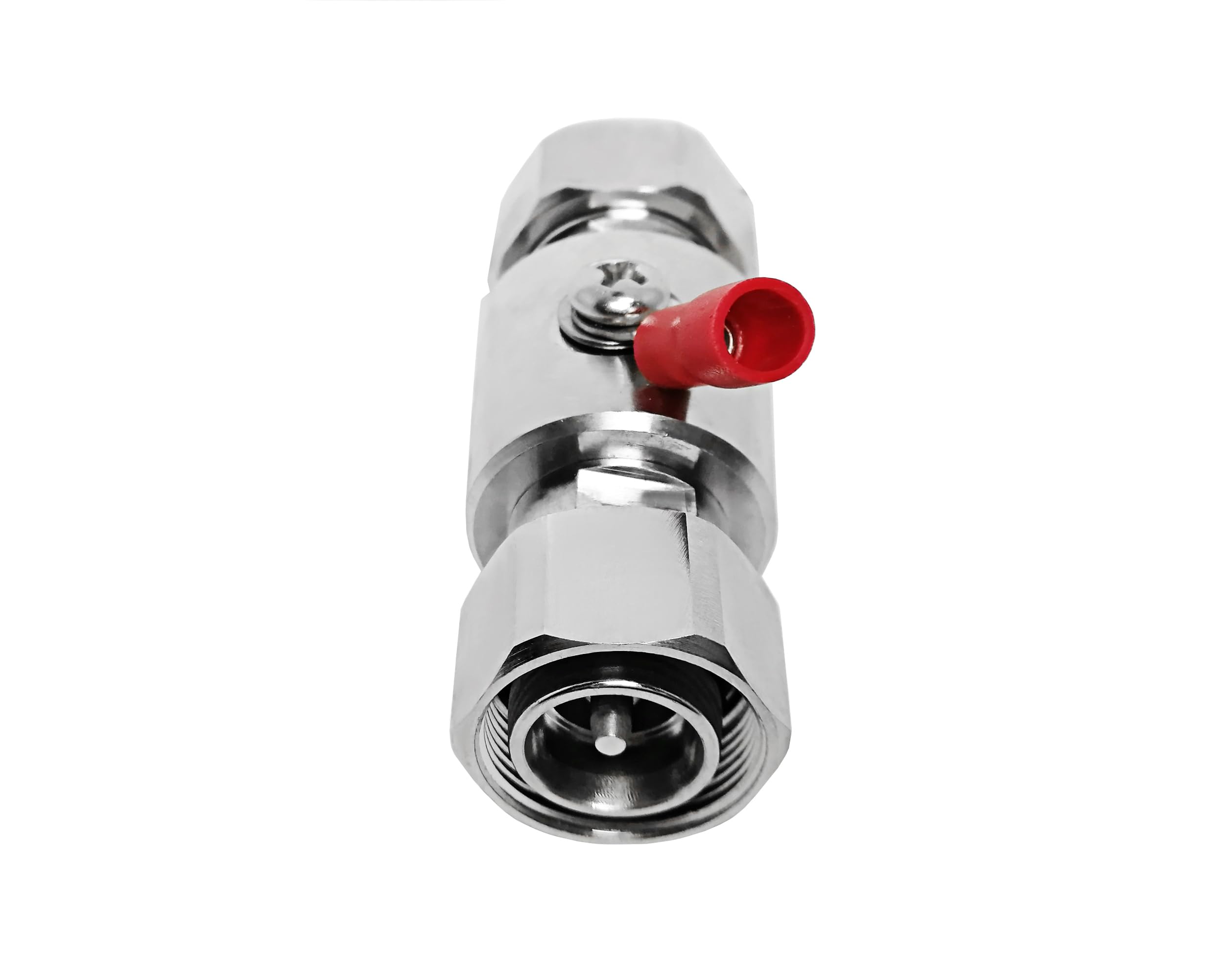 Parafoudre 0-3GHz 4.3/10 mâle à mâle, 1 pièce, parafoudre 50 Ohm for Une Protection fiable du Signal
