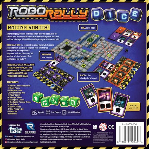 Robo Rally juego de mesa de estrategia para 2-4 jugadores miniatura 2