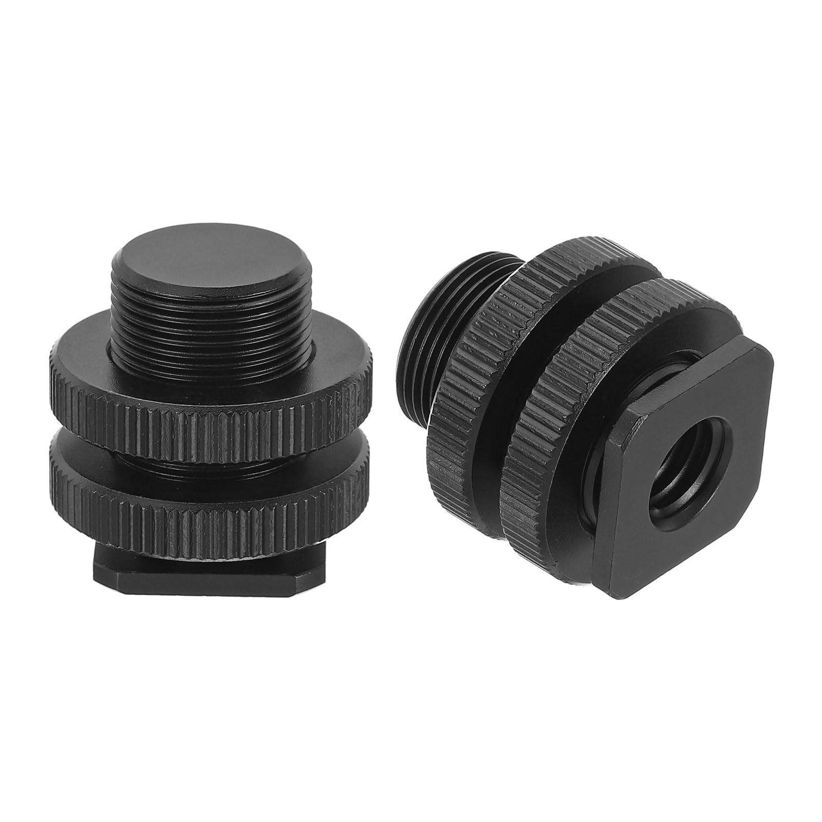 Adaptador de zapata fría PATIKIL de 3/8 hembra a 5/8 macho, fijación estable para plataforma DSLR