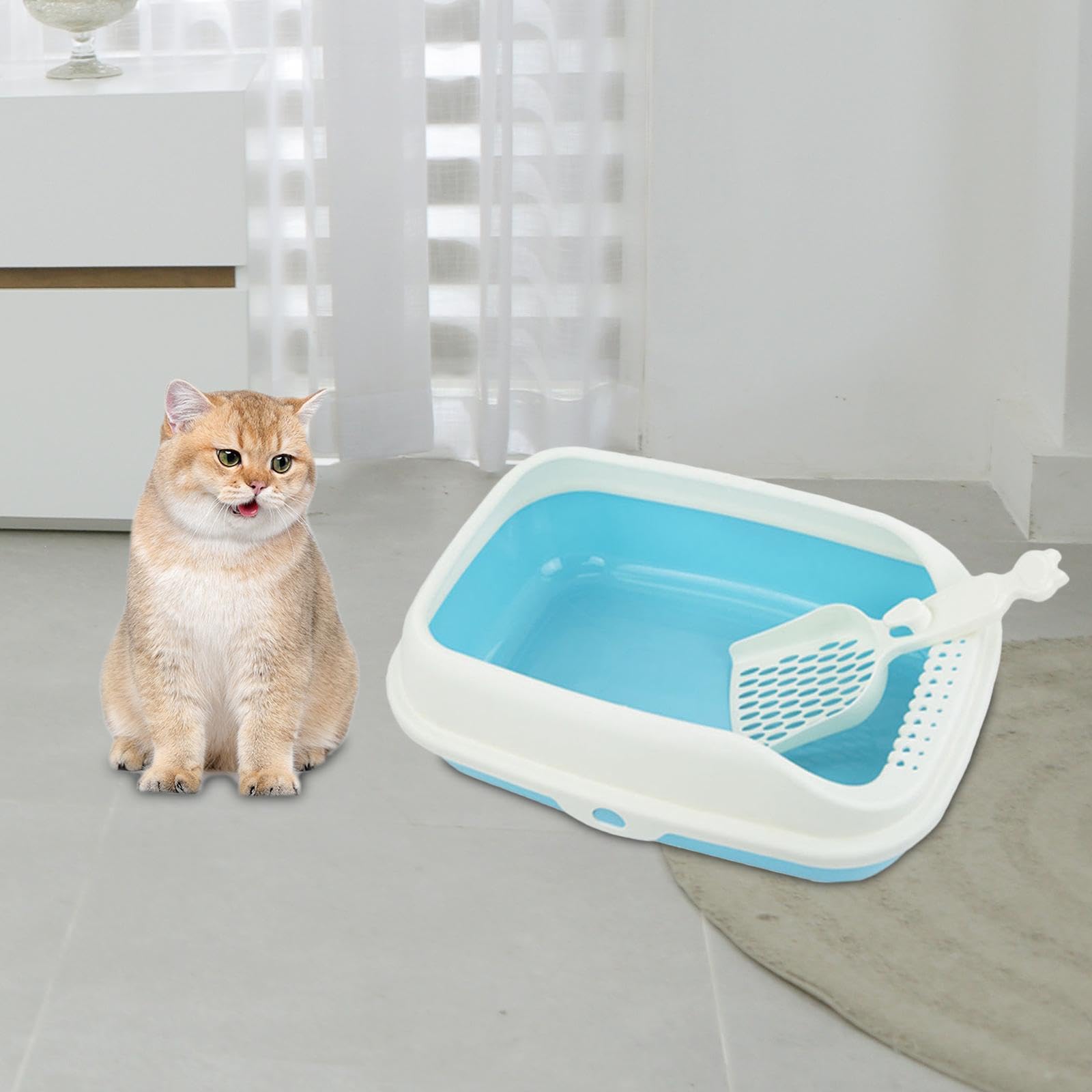 Lettaia, Lettiera for Gatti for con Coperchio Aperto