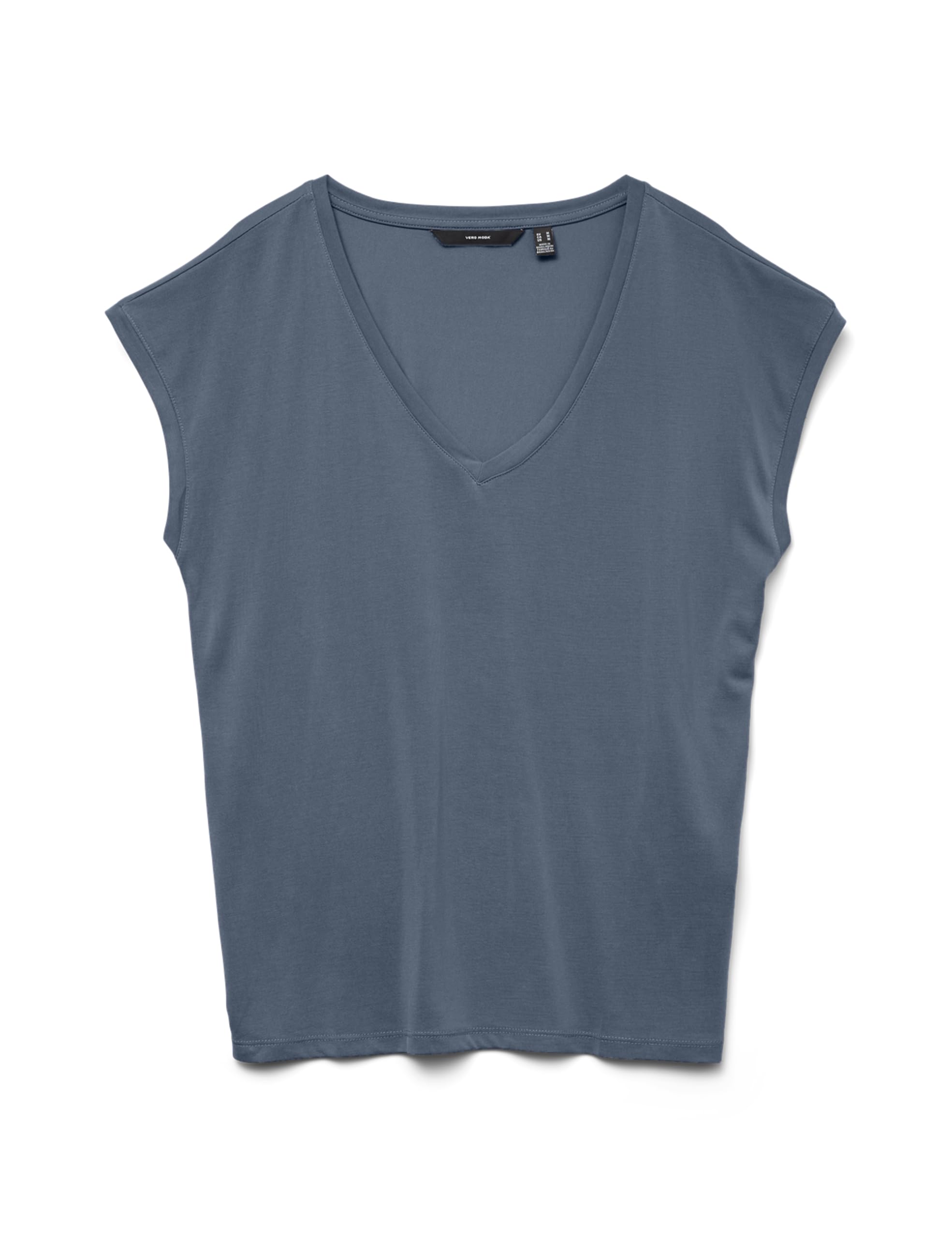 VERO MODA Damen VMFILLI SS V-NECK Tee GA NOOS 10247666