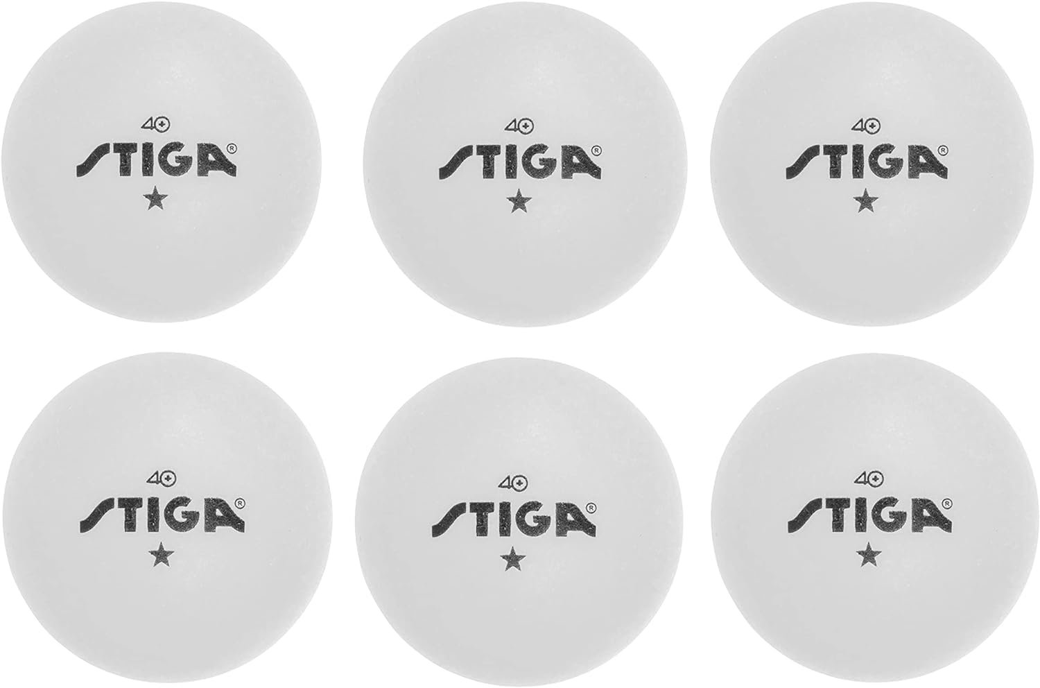 STIGA 1-Star 40mm Orange Table Tennis Balls Bulk Pack of 144 - ITTF Regulation Size for Practice & Family Play