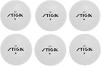 STIGA 1-Star 40mm Orange Table Tennis Balls Bulk Pack of 144 - ITTF Regulation Size for Practice & Family Play