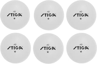 STIGA 1-Star 40mm Orange Table Tennis Balls Bulk Pack of 144 - ITTF Regulation Size for Practice & Family Play