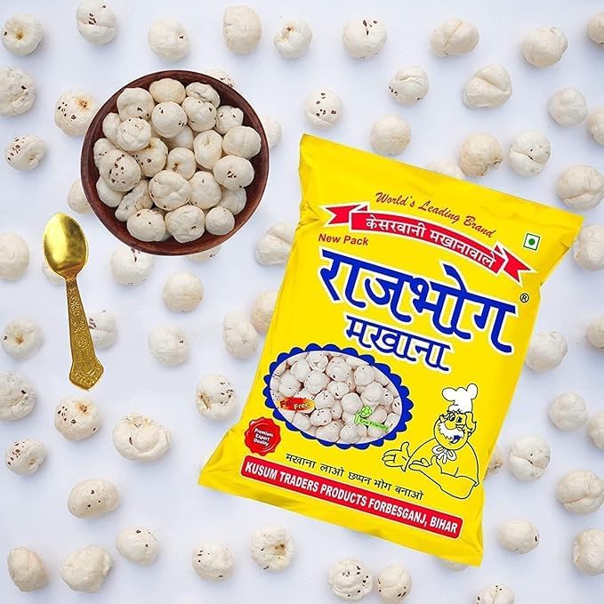 Image of Rajbhog Fox Nuts (Phool Makhana), 250 Gm Pack (Pack of 2)
