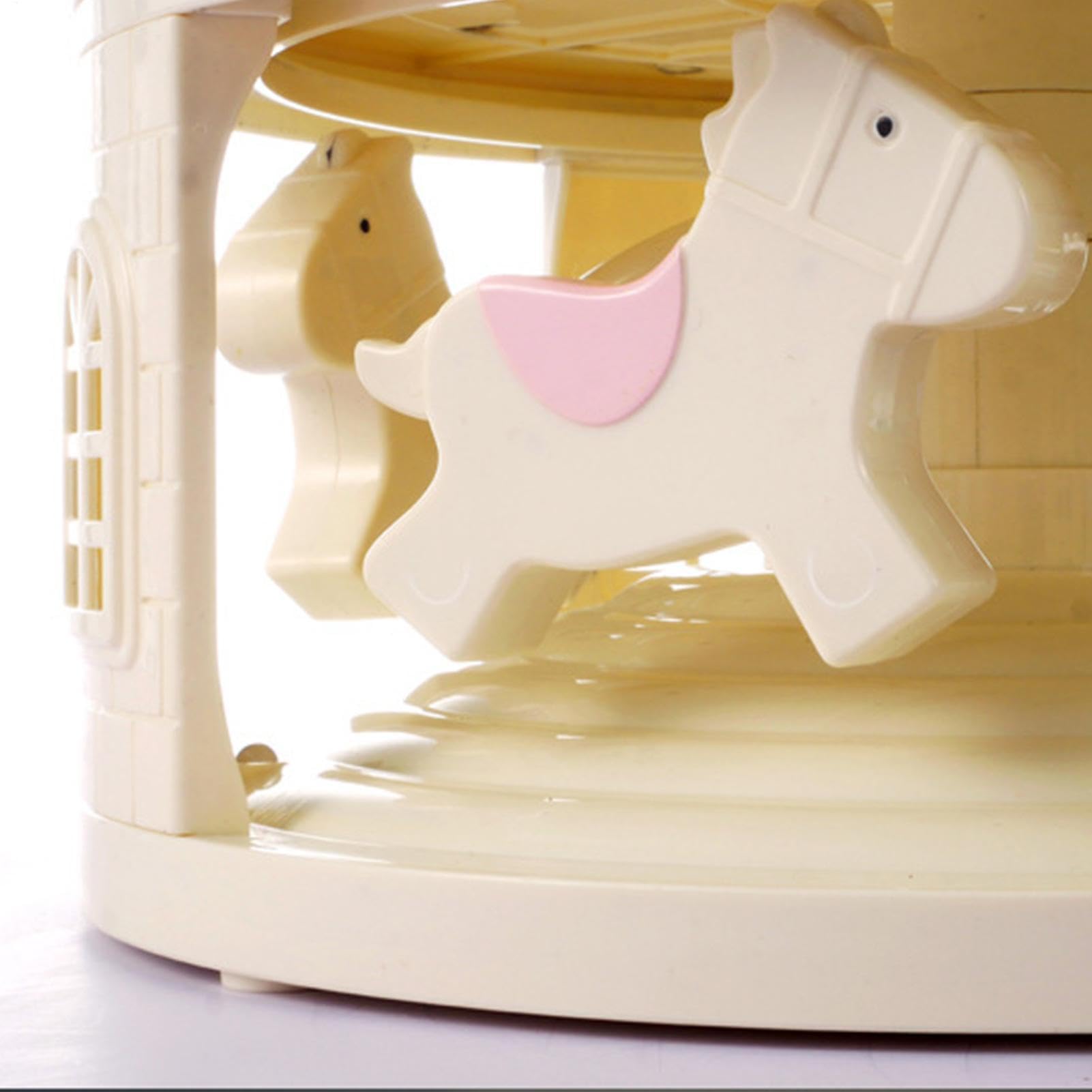 Soporte para tartas para con luces musicales giratorias para postres
