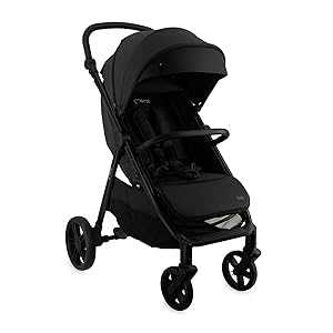 Silla de paseo MoMi CLARA a partir de 6 meses, hasta 22 kg de peso corporal, arnés de seguridad de 5 puntos, cubrepiernas, portavasos, cesta de compra, bolso, mosquitera, protector de lluvia