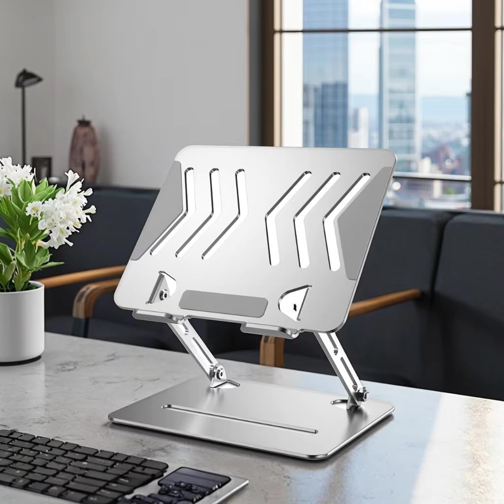 Carbon Steel Book Stand Folding Reading Rack Multi Functional Holder