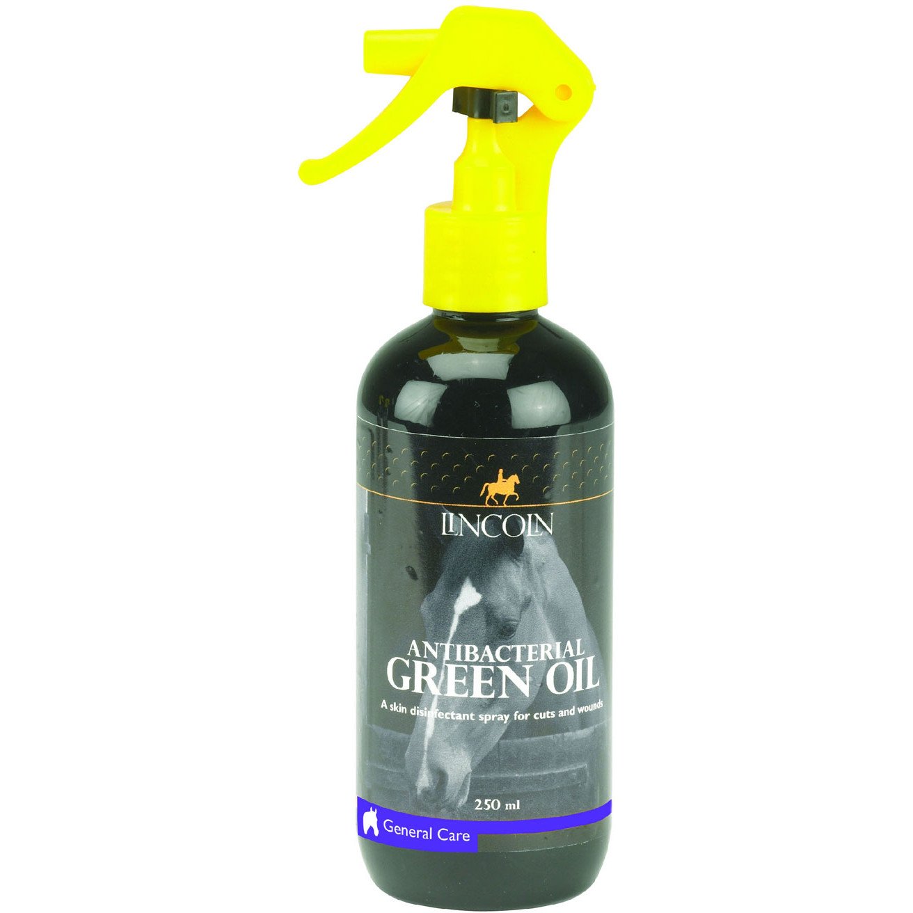 Lincoln Horse Antibacterial Green Oil Spray For Cuts And Wounds 250ml