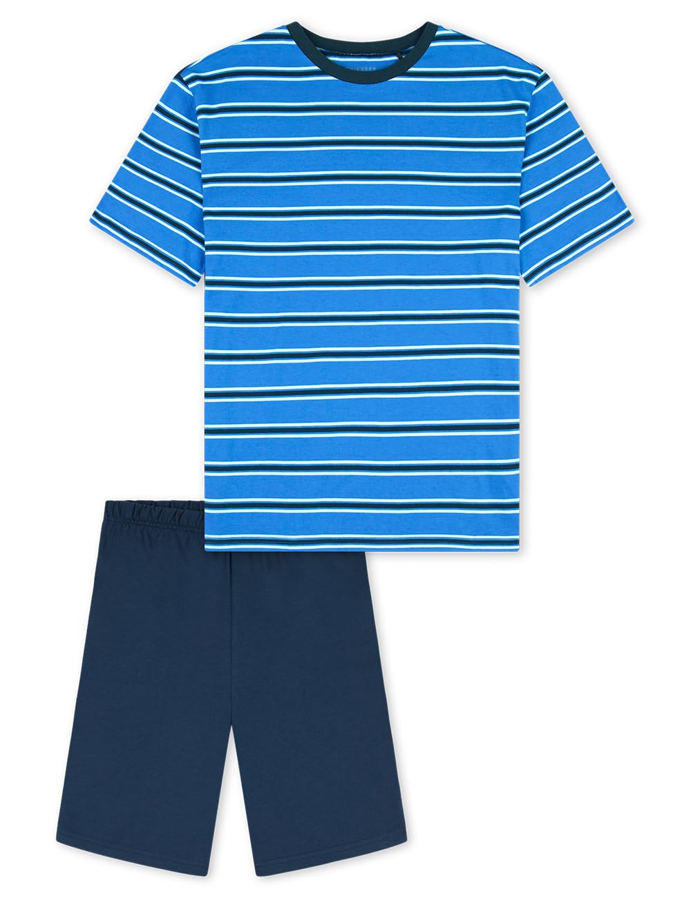 Schiesser Pidżama — zestaw Chłopcy Schiesser Jungen Schlafanzug Set Kurz - 100% Organic Bio Baumwolle - Größe 140 Bis 176