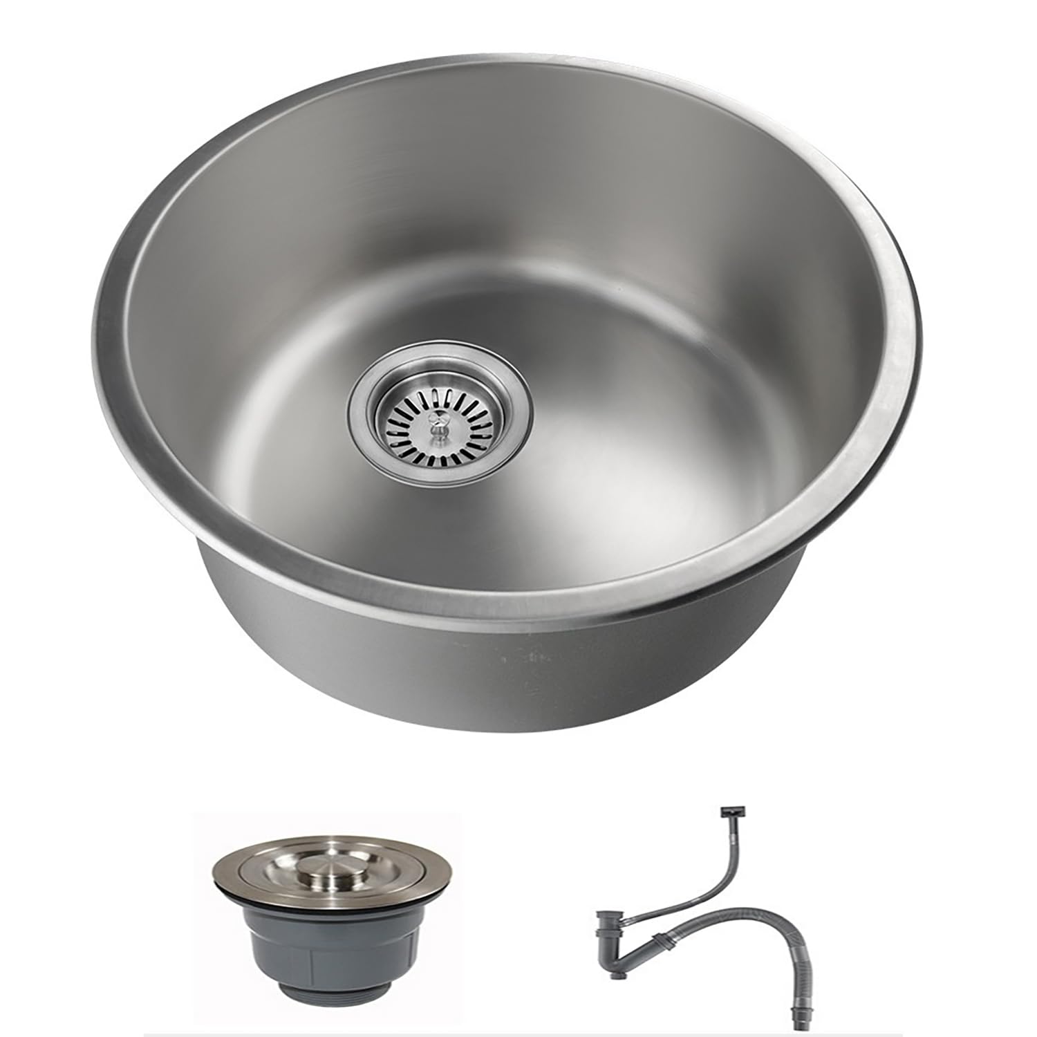 Évier cuisine 1 bac lavabo compact pour studio et îlot