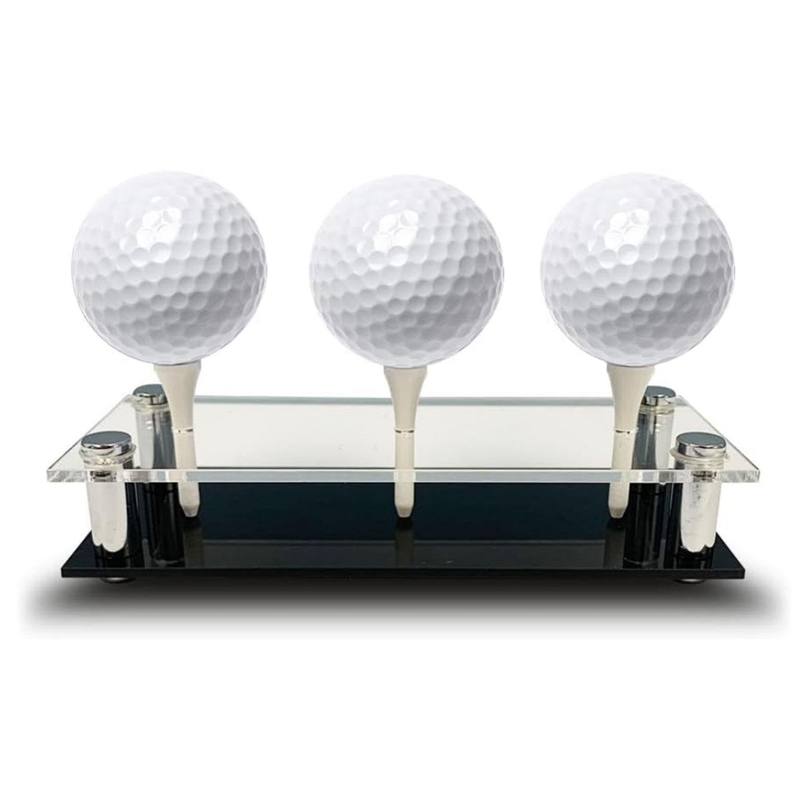 Expositor de Pelotas de Golf, Soporte para Escritorio, Elegante Y Transparente, para Colecciones de Tenis, Fútbol Y Béisbol.