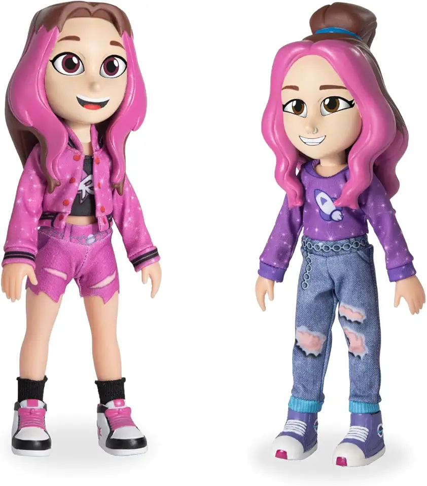 Kit Bonecas Emilly Vick e Katlen Dos Rosa Youtubers Baby Brink