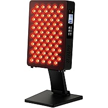 Red Light Therapy   6 Wavelengths 600-850nm Full Body Red Light Therapy, Touch Control & HD Display, 70 LEDs Ideal for Body, Face, Pain Relief, Anti-Aging & Recovery, 350W Black