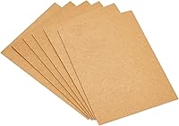 Vista 7 de Juvale MDF Board Sheets - 30 Pack, 2mm Thin, 6 x 8 in, Brown - Chipboard & Photo Mailers & Document Boxes with Lid - Wood Boards for Shelves & Craft