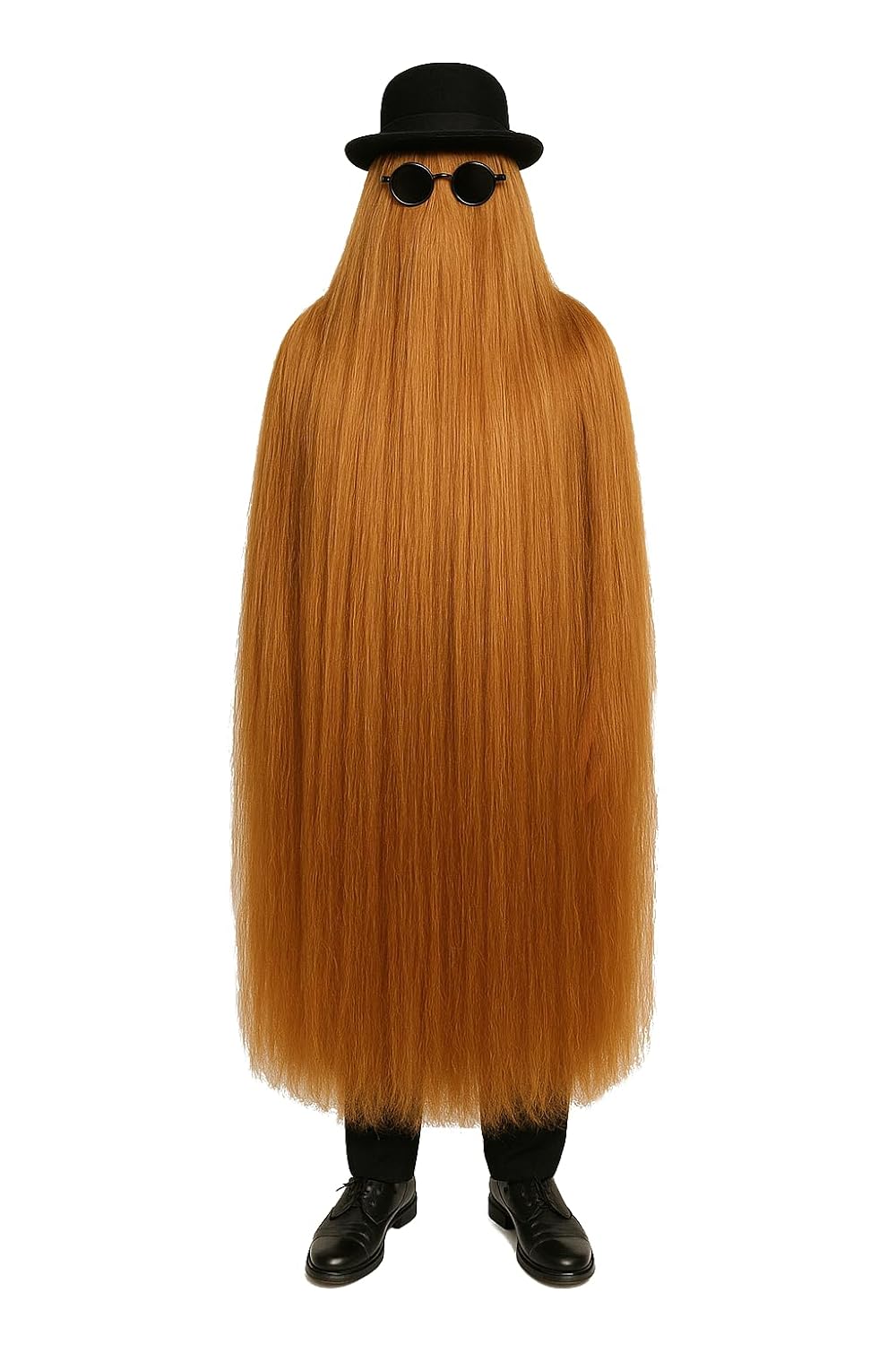 Studio Studs© It's Adam's Cousin Premium Full Length Wig With Hat and Glasses