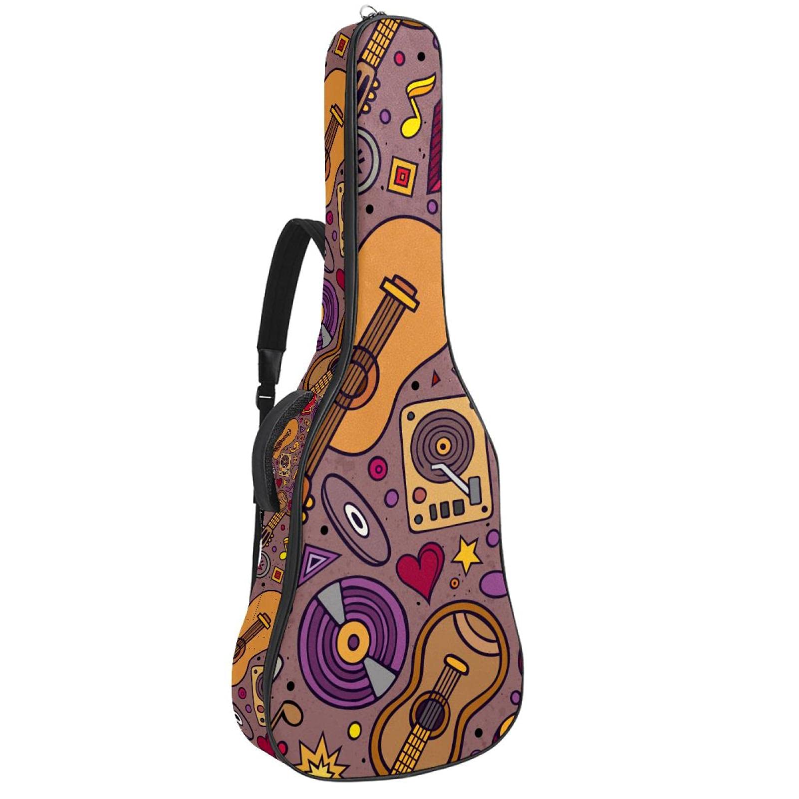 Housse guitare imperméable avec fermeture éclair robuste pour folk et classique - 8