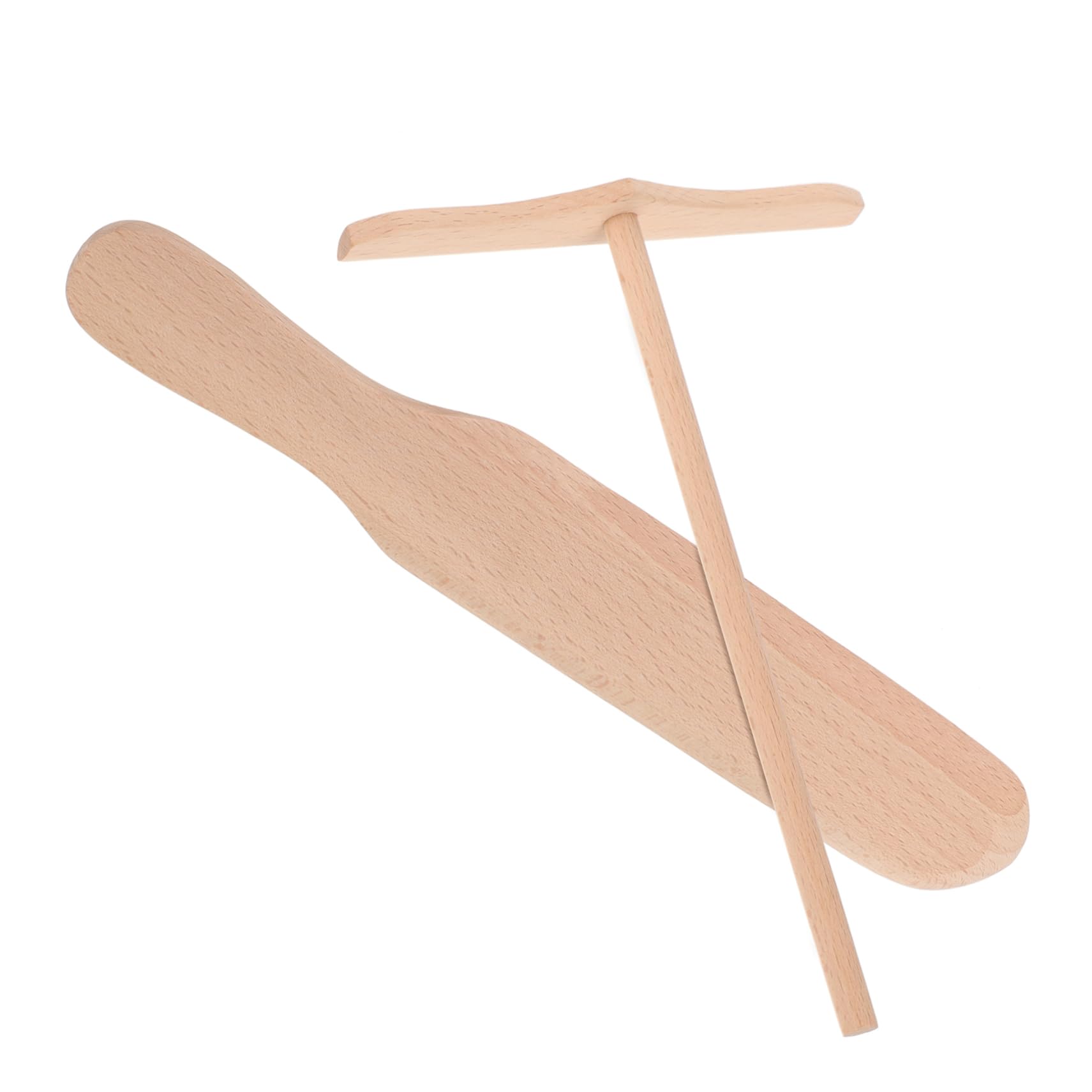 Garneck Pancake Maker Pancake Pan 5 in 1 Crepe Spatula Set Wooden Spreader Easy to Use for Home Professional Cooking