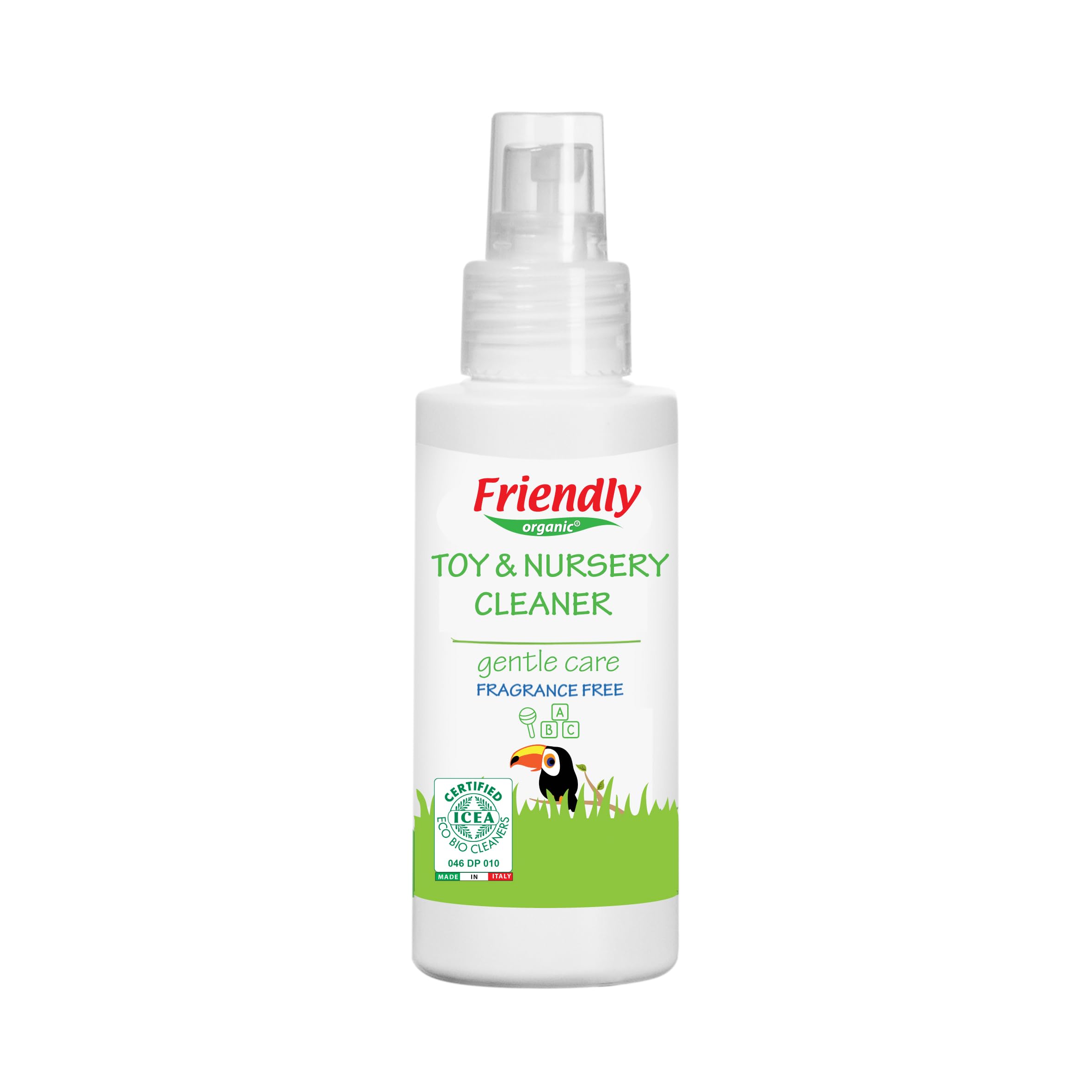 Friendly Organic Toy & Nursery Cleaner | Gentle Care, Fragrance-Free | Safe for Babies | Certified Eco Bio Cleaner | Made in Italy